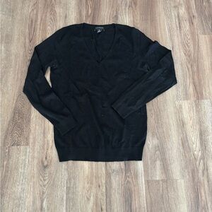 Club Monaco Black V-Neck Sweater